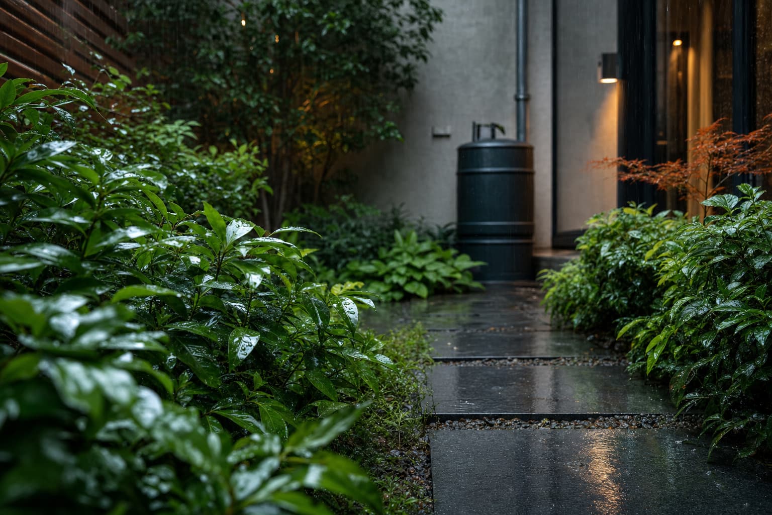 Récupération d'eau de pluie